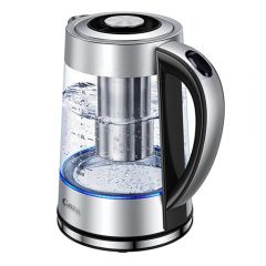 Digital design glass kettle 