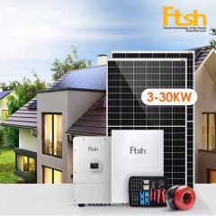 5Kw 10Kw 30Kw solar system for villas