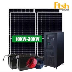 100KW Complete Set Residential Town House Solar Panel Power System