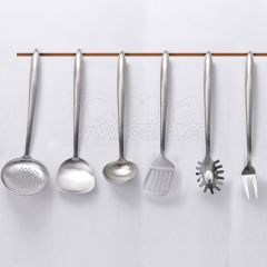 QANA Factory Wholesale OEM Household Cooking stainless steel kitchenware spatula set kitchen utensils