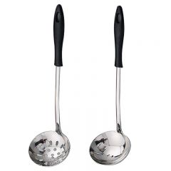 QANA Stainless steel soup shell soup leakage multifunctional cooking spoon kitchenware set