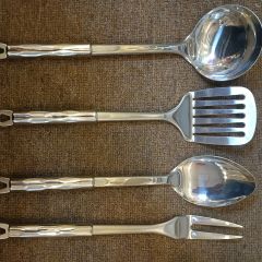 QANA  Stainless steel kitchen utensils home cooking set