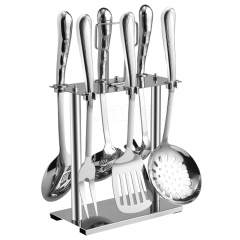 [group buying]7 PCS kitchen utensils with pointed heads and hollow handles