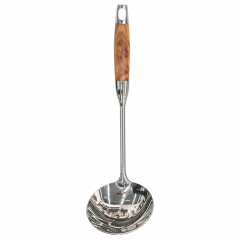 Ladle  wooden handle kitchen utensil 
