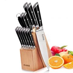 Germany style fast shipping 5Cr15 Mo gift case packing restaurant hotel stainless steel knife