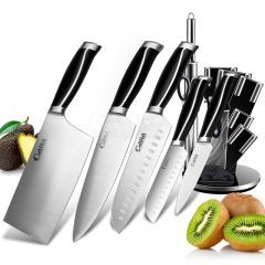 Free Sample QANA Factory Wholesale OEM Damascus Stainless Steel Kitchen Chef Butcher Knife 