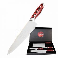 QANA Factory Wholesale OEM High Quality German 4116 Stainless Steel Knives and Gift Boxes Damascus Japanese Chef Knives