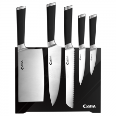 Luxury Professional Stainless Steel Kitchen Cooking Knives Chef Block Knife Sets