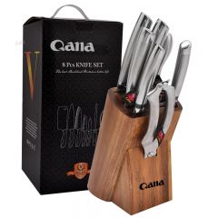 QANA 5Household set knife 8PCS hollow handle knife