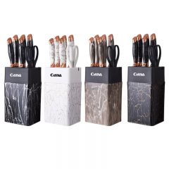 Hollow handle kitchen knife set combination stainless steel household set series