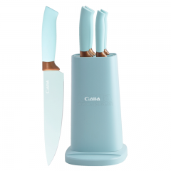 6-Piece Knife Set with Plastic Stand