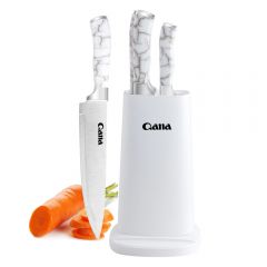 6-Piece Knife Set with Plastic Stand