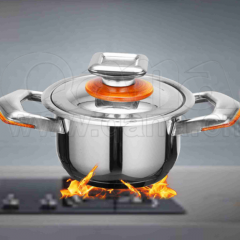 MIRROR STAINLESS STEEL COOKING POT 