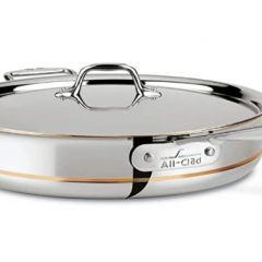 All-Clad SS Copper Core 5-Ply Bonded Pan with Lid