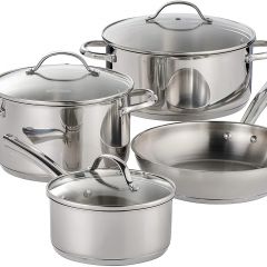 Tramontina Cookware Set Stainless Steel 7 Pc, 80154/071DS