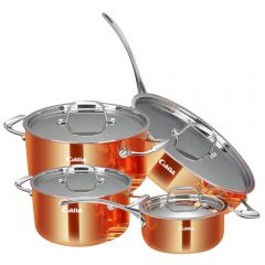 Manufacturers three layer copper stockpot household kitchen pot cover