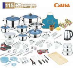 115PCS set of wide edge pots