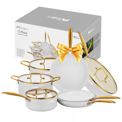 11-Piece Aluminum Cookware Set