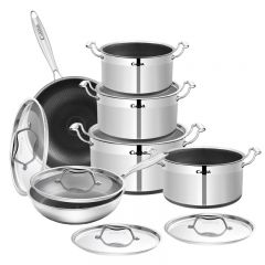 [group buying]12PCS High Quality 5ply Cookware