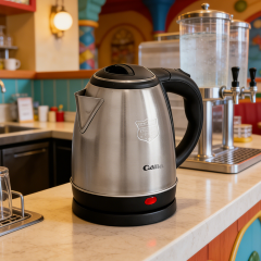 Electric kettle for household use - Electric heating kettle - Simple design with automatic power-off function