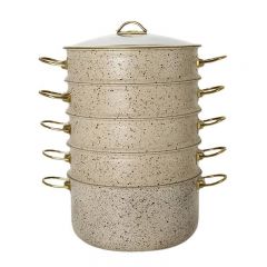 Non Stick Steamer Stainless Steel Pot Food Steamer Cooking Pot Soup Stock Pots