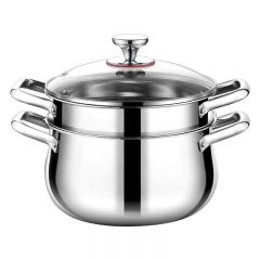 Thick stainless steel soup steamer for cooking soup household steamer for steaming without coating