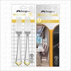 4PCS gold-plated Tea Fork