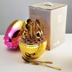 [group buying]24pcs Colored plastic eggs for tableware