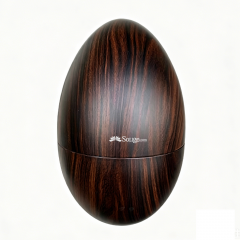 24PCS wood grain egg shaped cutlery bucket set