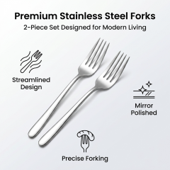 Two-piece dessert fork 