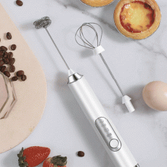 Coffee Frother Electric Milk Frother Hand-held Home Baking Stirring Stick Egg Beater Cream