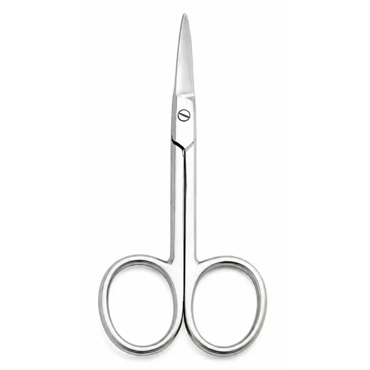 Stainless Steel Multi Purpose Nail Eyebrow And Facial Hair Trimming Scissors With Sharp Blades For Professional Grooming