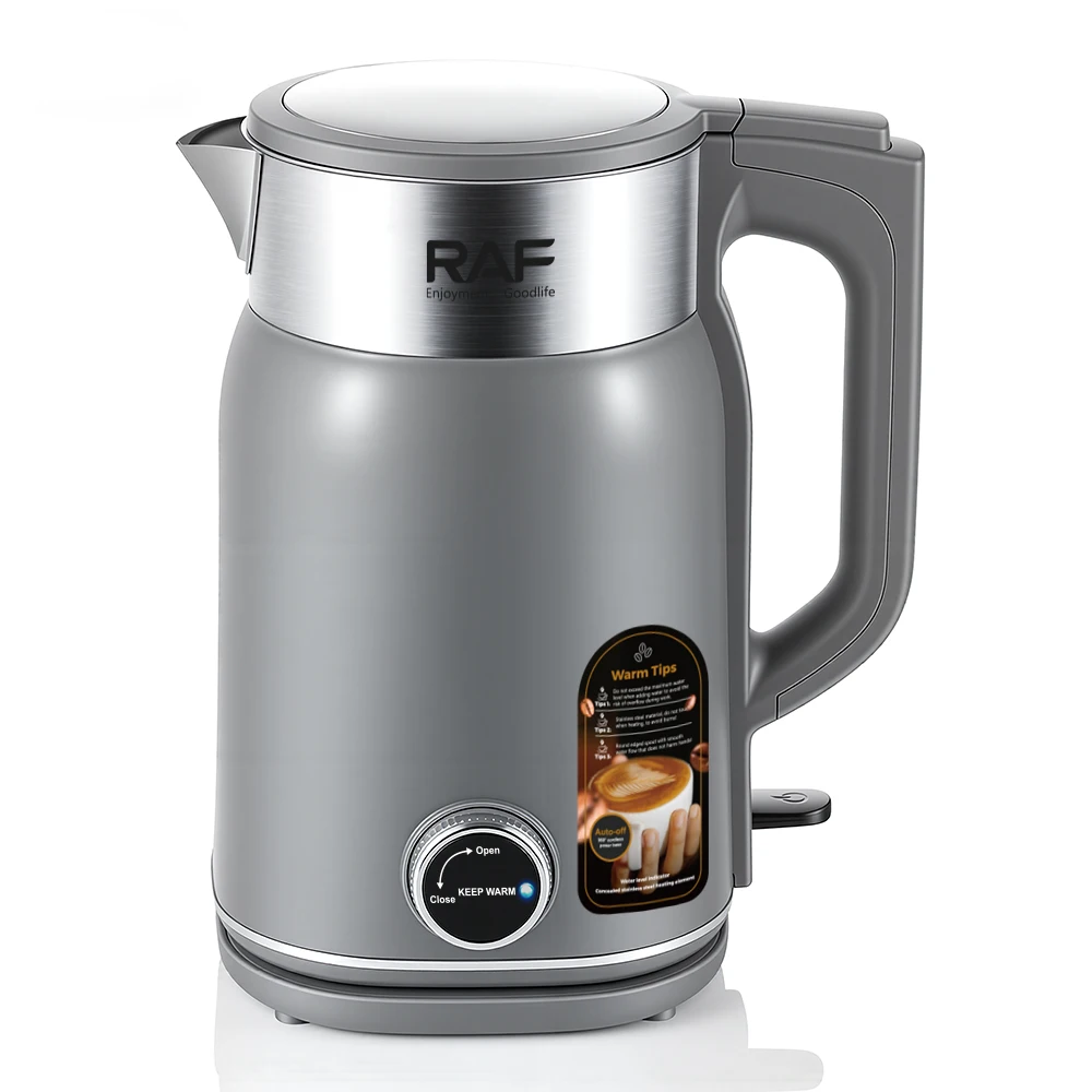 Raf 1500w Electric Kettle 2l Large Capacity Fast Boiling Water Heater With Keep Warm Function For Home Kitchen Office Daily Use