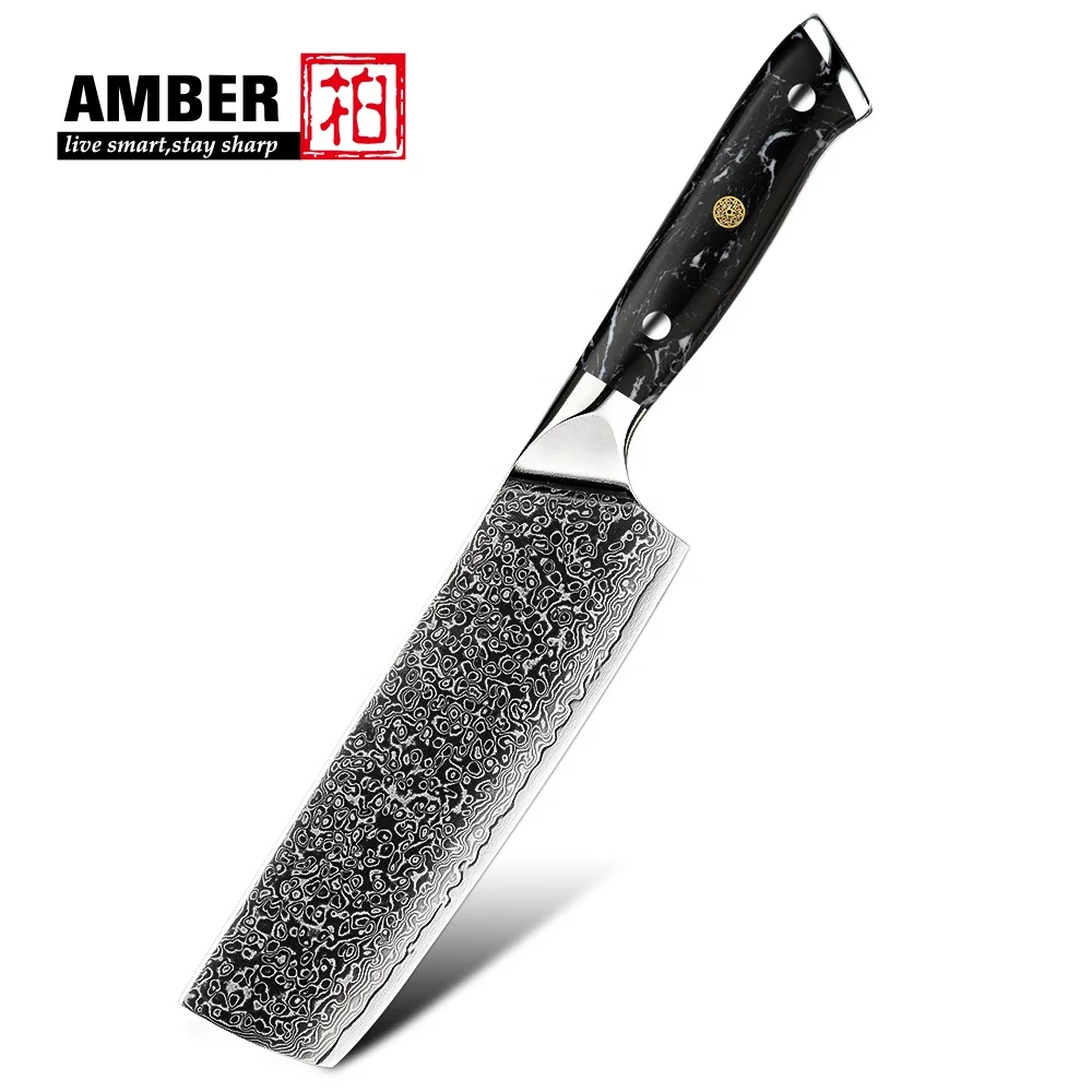 New Arrival Vg10 67layers Damascus Steel Chef Knife Kitchen Knife Set Turquoise Stone Handle Eco-friendly Vintage